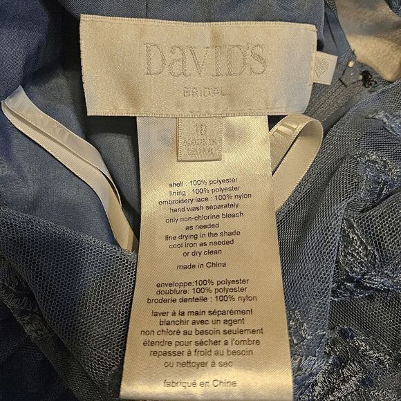 David's Bridal one shoulder Bride maids dress - Picture 13 of 14